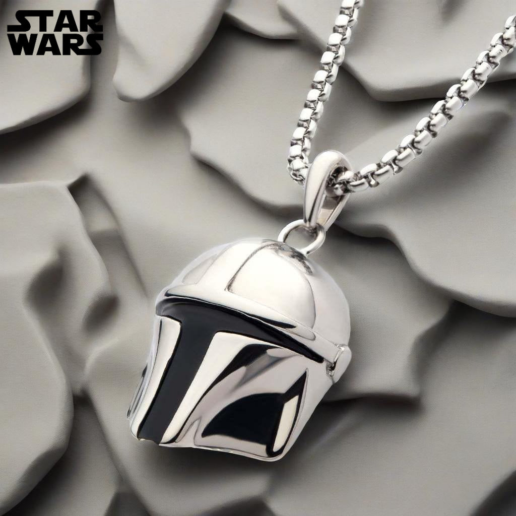 Collar colgante del casco Mandalorian
