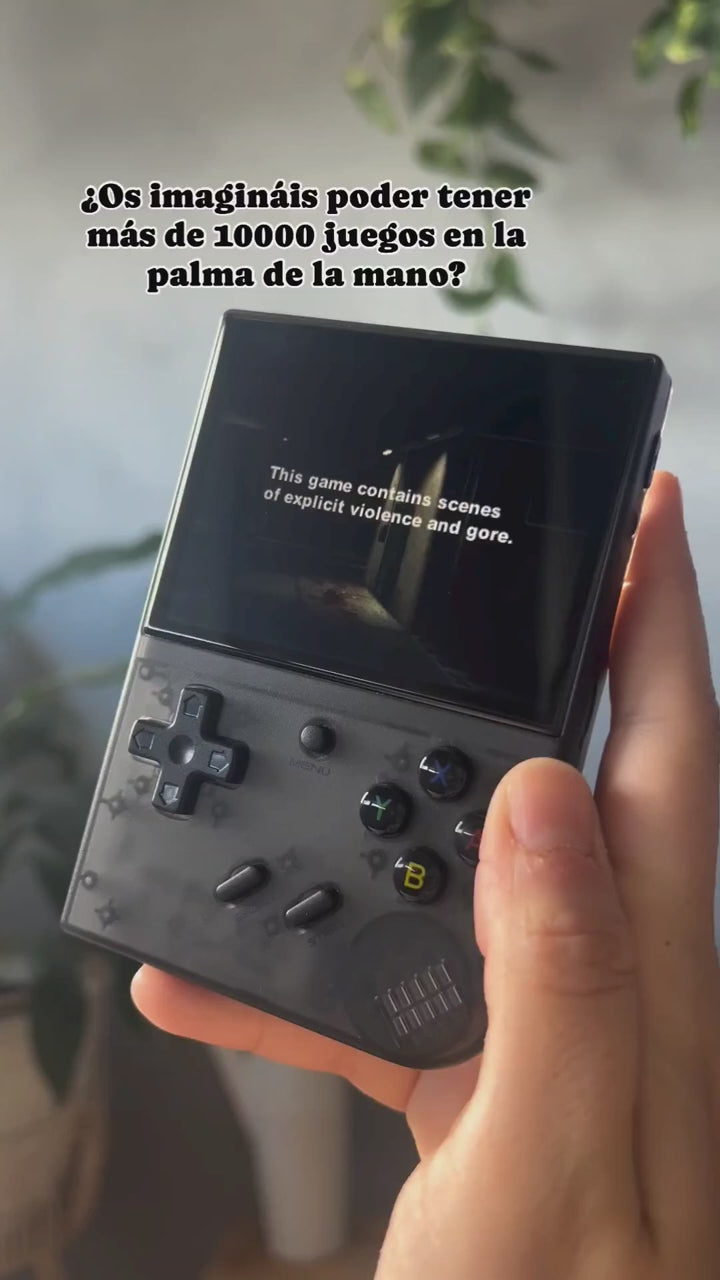 Cargar vídeo: Consola Anbernic · RG35XX